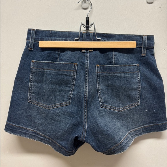 Cosmic Blue Love Jean Shorts 29 - Picture 2 of 4